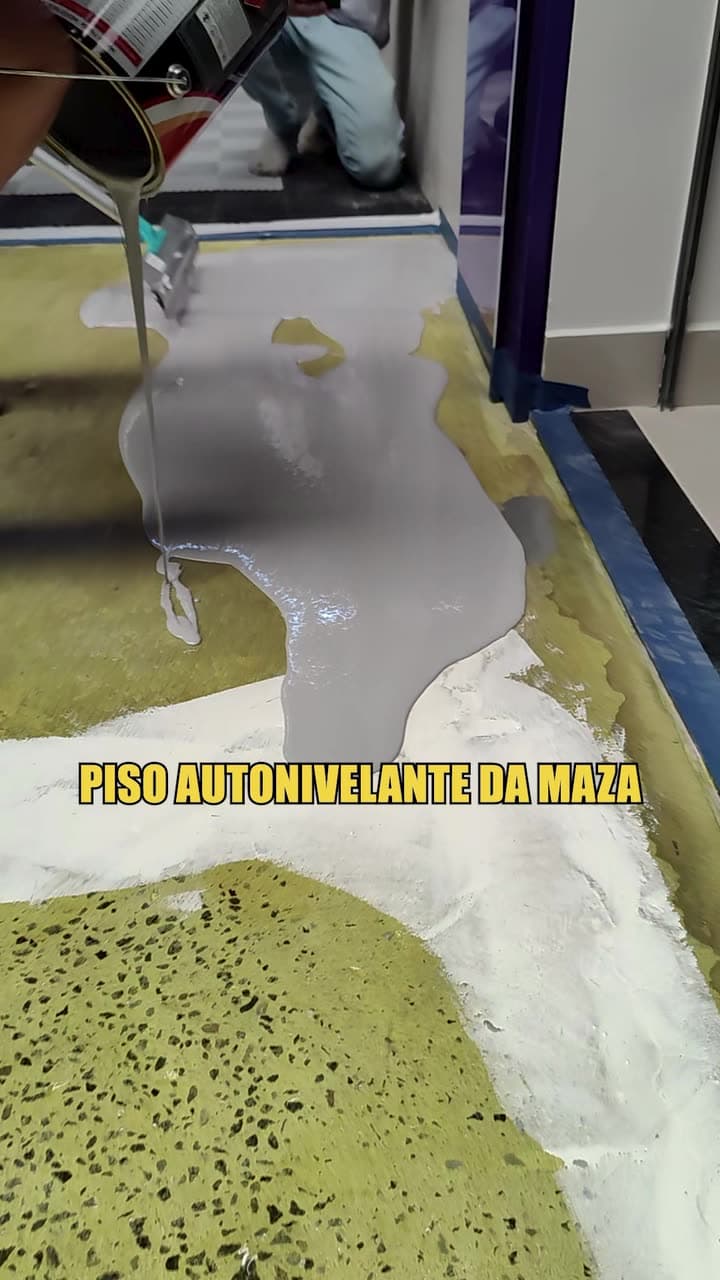 Aplicação em piso industrial