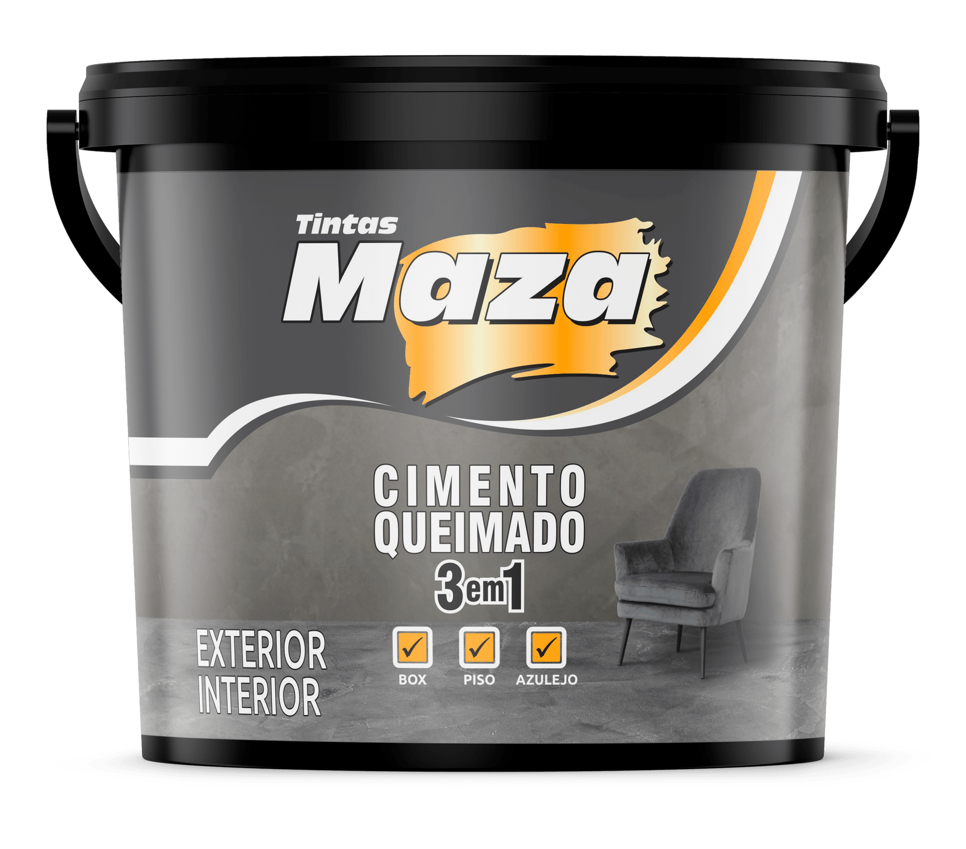 Cimento Queimado 3 Em 1 — Imobiliária | Tintas Maza