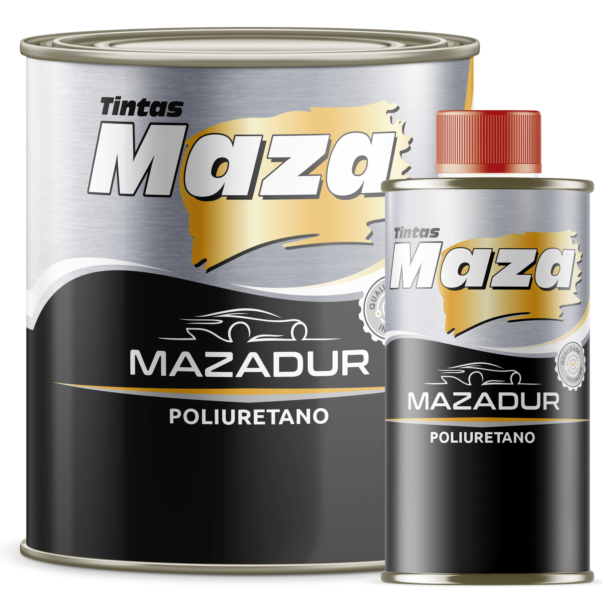 Kit Preto Fosco Vinilico 2x1 — Automotiva | Tintas Maza